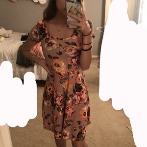 floral flowy dress